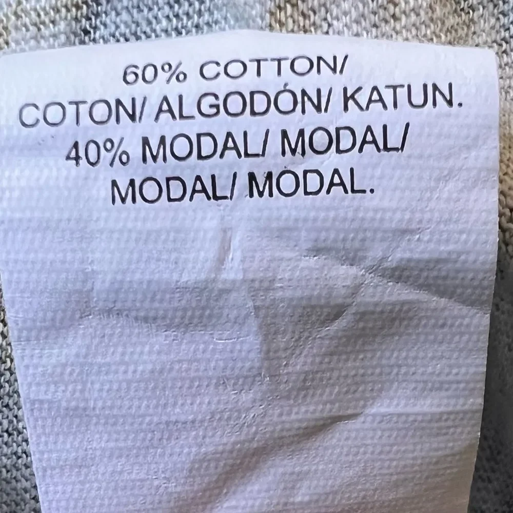 Lucky Brand Short Sleeve Multicolored Abstract Tie Front Top Blouse. Small. - Picture 8 of 8